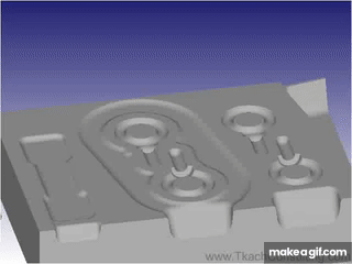 Hot / steel forging making process gif 